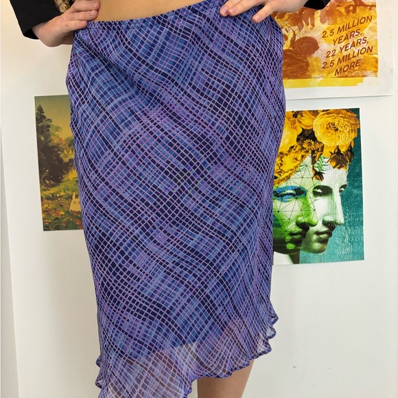 Atmosphere Dresses & Skirts - Atmosphere Asymmetrical Skirt in Purple and Blue